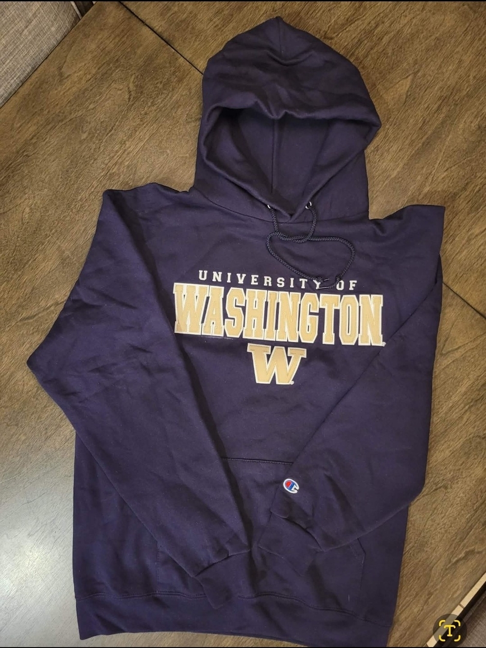 University of Washington Champion Hoodie - Purple & Gold